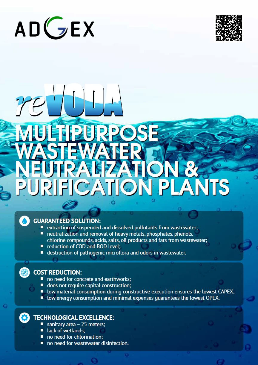 reVODA - Wastewater treatment and neutralization plant